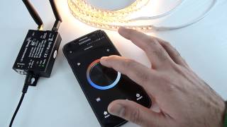 How to Install Tunable White Strip and Control it With Wall Panel or an APP [upl. by Delogu]