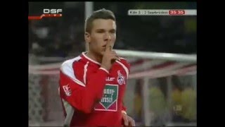 Lukas Podolski Traumtor Köln [upl. by Aural]