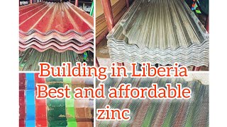 Building in liberia most cheapest and best different prices of zine in Liberia [upl. by Aidan]