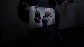 Power Shots on the Heavy Bag Boxing [upl. by Kalb]