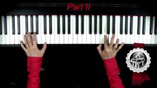 JS BACH  Arioso Piano Tutorial SLOW part 2 [upl. by Mindi]