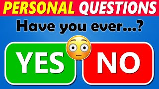 YES or NO ✅ ❌ Personal Questions  Interactive Game [upl. by Dall]