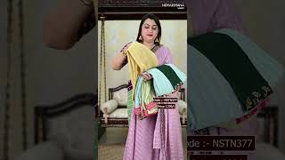 Price 1299  Code  NSTN377  Chiffon With Lace Border With Designer Blouse chiffonsaree [upl. by Yrehcaz415]