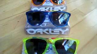 Oakley Limited Edition Acid Frogskins 3 colors to see [upl. by Pasahow]