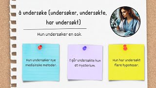 Forberedelse til Norskprøve Lær verb med praktiske setninger  Del 5 [upl. by Asteria393]