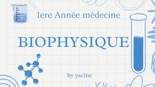 Biophysique des solutions  1Généralités sur les solutions [upl. by Timothea]