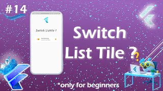 Switch list tile widget  Flutter switch list tile [upl. by Nnanaej]