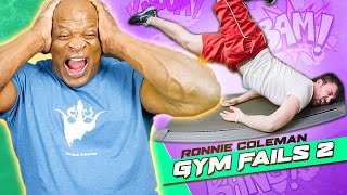 Ronnie Coleman REACTS to Insane GYM FAILS [upl. by Samp]