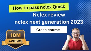 Epi1 How to pass nclex first try  nclex review  nclex next generation 2023  NCLEX [upl. by Shelbi]