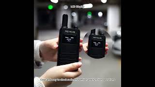 RETEVIS B3S Ultra Thin Portable FRS Handheld Radio with LCD Display [upl. by Pepe]