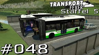 Transport Fever S5 48  Knickbus Gameplay German Deutsch [upl. by Nevram256]