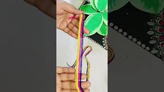 DIY Navratri Bangles 😍😊 diy shorts viralvideo navratri handmadecraft craftwithsakshi handmade [upl. by Lehcer863]