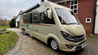 For Sale 2021 Burstner Elegance i910 AClass Motorhome 4 Berth 4 Seat Belts [upl. by Ykciv10]