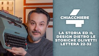 Olivetti lettera 22  lettera 32 design e storia [upl. by Civ]