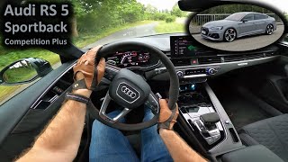 2023 Audi RS 5 Sportback Competition plus  POV test drive [upl. by Issac]