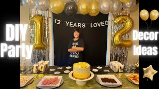 Birthday Party Decoration Ideas for 12 Year Olds [upl. by Maurie]