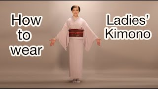 How to wear ladies kimono comfortably [upl. by Hairu]