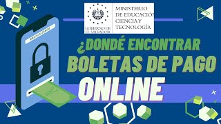 📣 BOLETA DE PAGO  MINEDUCYT  2024 ¿Donde descargarla 🤑🤑 [upl. by Aicatsana261]