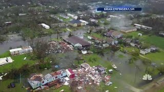 Hurricane Harvey Widespread Devastation in One Texas Town  NBC Nightly News [upl. by Sybilla]