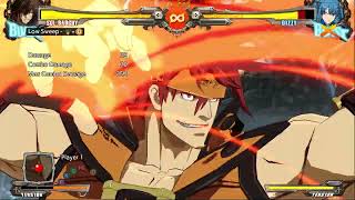 Guilty Gear Xrd Rev2  Sol combos  Empty Jump 2D TR Dizzy [upl. by Petrie]