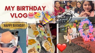 My birthday vlog 🥳🎂 birthday celebration with friends 😁❤️ longvlog youtube birthday viral [upl. by Sualocin]