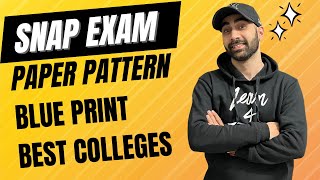 SNAP Exam 2022  Paper Pattern  Best Colleges  Exam Fees  Attempts snap snapexam [upl. by Mallon261]