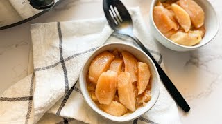 Slow Cooker Stewed Apples Recipe [upl. by Seto]