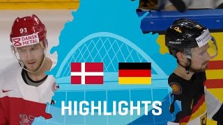 Denmark  Germany  Highlights  IIHFWorlds 2017 [upl. by Orian]