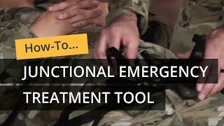 Junctional Emergency Treatment Tool JETT Application [upl. by Yenar]