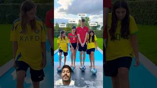 Girls vs boy football ⚽️ challenge shortsfeed trending viralvideo viralshorts football [upl. by Schnurr]