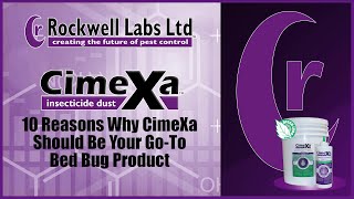 10 Reasons Why CimeXa Should Be Your GoTo Bed Bug Product  Rockwell Labs [upl. by Cirdet311]