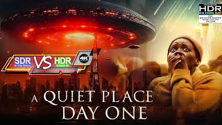 A Quiet Place Day One 2024 4K iTunes HDR10 vs Amazon 4K SDR 100nits TRUEDIFFERENCE WATCHINHDR [upl. by Kelton]