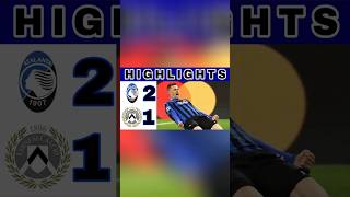 Atalanta vs Udinese  Atalanta Udinese  Highlights and Goals Serie A Liga Italia [upl. by Tennes]