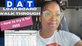 FreightDispatching  How To Find Loads Using DAT Load Board Walkthrough homebasedbusiness [upl. by Gianna]