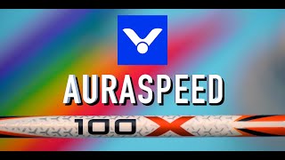 Victor Auraspeed 100X  Mohammad Ahsans Speedy EASY POWER badminton racket [upl. by Eidahs754]