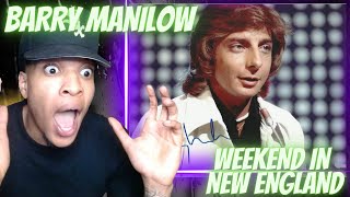 FIRST TIME HEARING  BARRY MANILOW  WEEKEND IN NEW ENGLAND LIVE 1982 SHOWTIME SPECIAL  REACTION [upl. by Tsuda195]