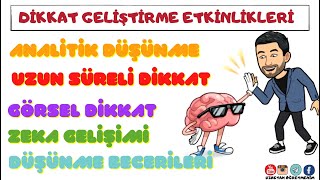 DİKKAT GELİŞTİRME ÇALIŞMALARI [upl. by Singer]