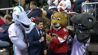 McKenzie interviews Stanley C Panther amp friends during intermission [upl. by Annahsirhc]