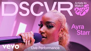 Ayra Starr  Rush Live  Vevo DSCVR Artists to Watch 2023 [upl. by Nayarb]