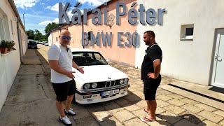 Kárai Péter BMW E30 320i Mtech 1  Podcars [upl. by Nosdrahcir]