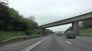 Driving On The M5 From J29 Honiton amp Exeter Airport To J31 A30 A38 England 4th May 2012 [upl. by Cynara]