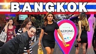 🇹🇭 Bangkok Silom Road  Downtown Walk [upl. by Avra]