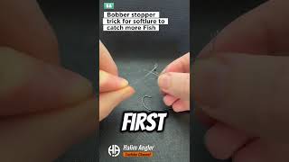 Bobber stopper trick for softlure to catch more Fish fishing fishingknots fishingtrip mancing [upl. by Engedus]