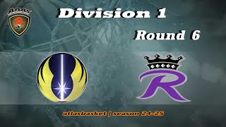 Atlasbasket  Div 1Round 6  RETRO STARS vs THE ROYALS [upl. by Rehpetsirhc284]