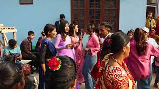 Ramesh amp Rita Wedding KALO KOTHI GALAIMA Dance Video [upl. by Morna929]