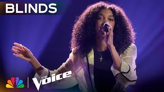 Nadège Gives a Silky Smooth Performance of Daniel Caesars quotGet Youquot  The Voice Blind Auditions [upl. by Adnamor]