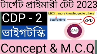 CDP 2vygotsky socio cultural theory concept MCQvygotsky mcqtet preparation 2023child psychology [upl. by Asilam]