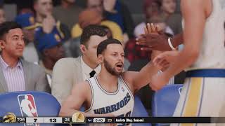 【2K25 NBA】All Time Toronto Raptors vs All Time Golden State Warriors [upl. by Chevy6]