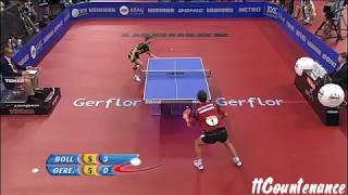 European Championships Timo BollPär Gerell [upl. by Gnilyarg]