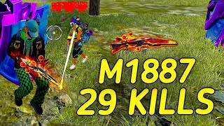 SOLO VS SQUAD  29 KILLS🔥  M1887💛 FIRST GAMEPLAY WITH NEW MYSTERY BUNDLE  ALPHA FF [upl. by Astrid]